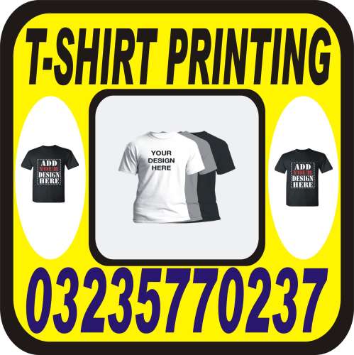 Tshirt printing in Lahore