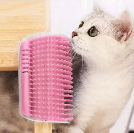 Cat Self Groomer with Catnip Massager Tool for Cats Dogs Pets - PS312