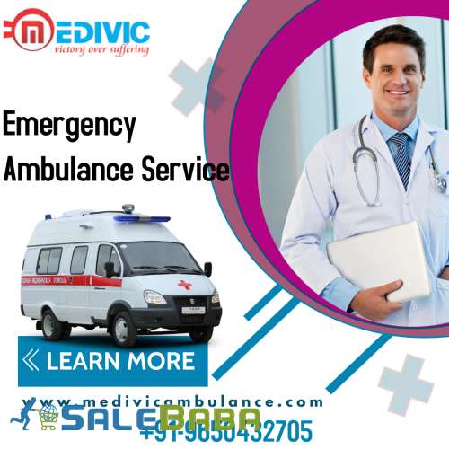 Severe Patient Shifting Ambulance in Varanasi Medivic