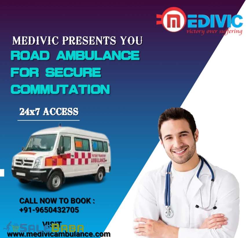 Patient Voyage Ambulance in Patna with Advanced Care Medivic