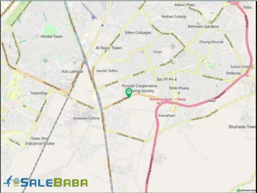 5 Marla Commercial Plot for Sale in Kamahan Road, Lahore