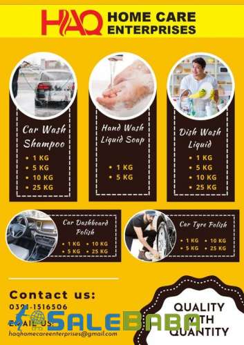 car wash shampoo, car dashboard polish