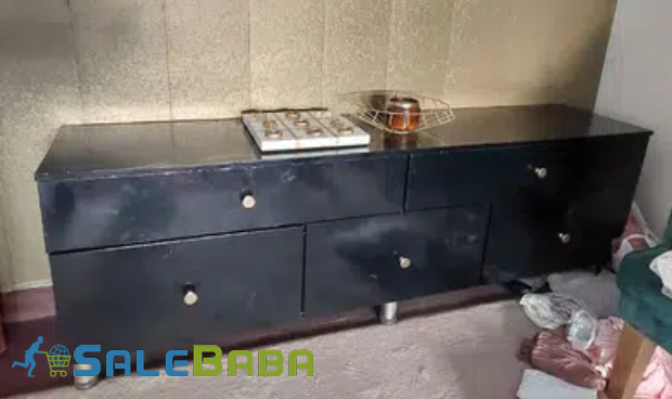 Black TV Console Table for Sale in Divine Gardens, Lahore