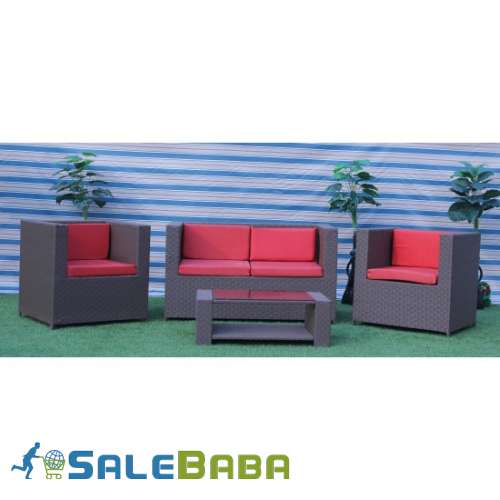 Rattan 4 seater garden sofa set