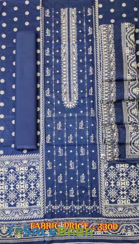 Unstitched Premium Embroidered Lawn by Bin Saeed