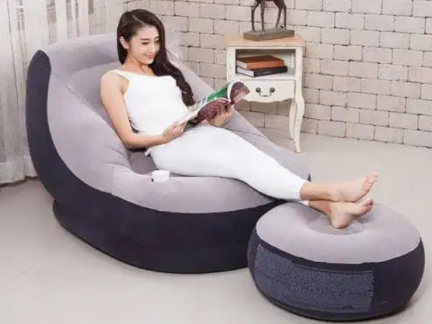 New Chair With Cushion shapes The raised bedding is their air power  For Sale