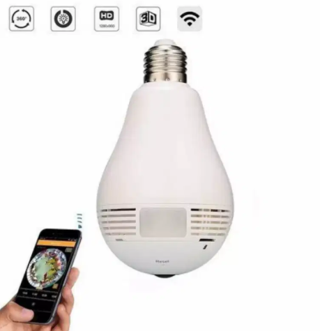 IP Wireless panoramic Bulb camera Available for sale