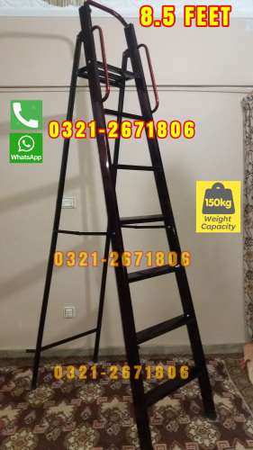 IRON FOLDABLE LADDER  85 FEET  HEAVY QUALITY  LADDER FOLDABLE