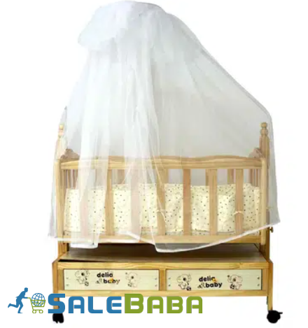 Kid's Wooden Swing Cot Bed Smooth Polished for Sale  in Lahore