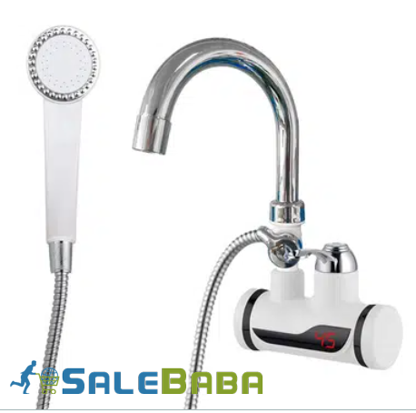 Instant Water Heater Tap With Shower, White for Sale in Rawalpindi