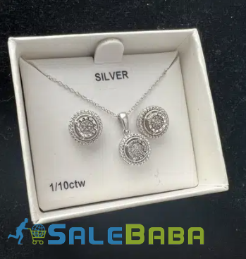 Diamond Sterling Silver Set for Sale in AR Cottages, Lahore