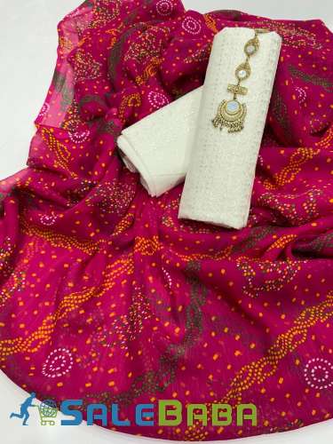 Chicken Shirt  Trouser Chunri Print Dupatta Including Neckline