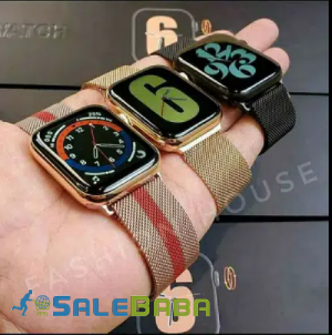 Smart Watch with apple Logo with wireless charging for Sale in  Lahore