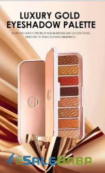 Luxury Gold Fancy 8 Colors Eyeshadow Kit for Sale in Karachi