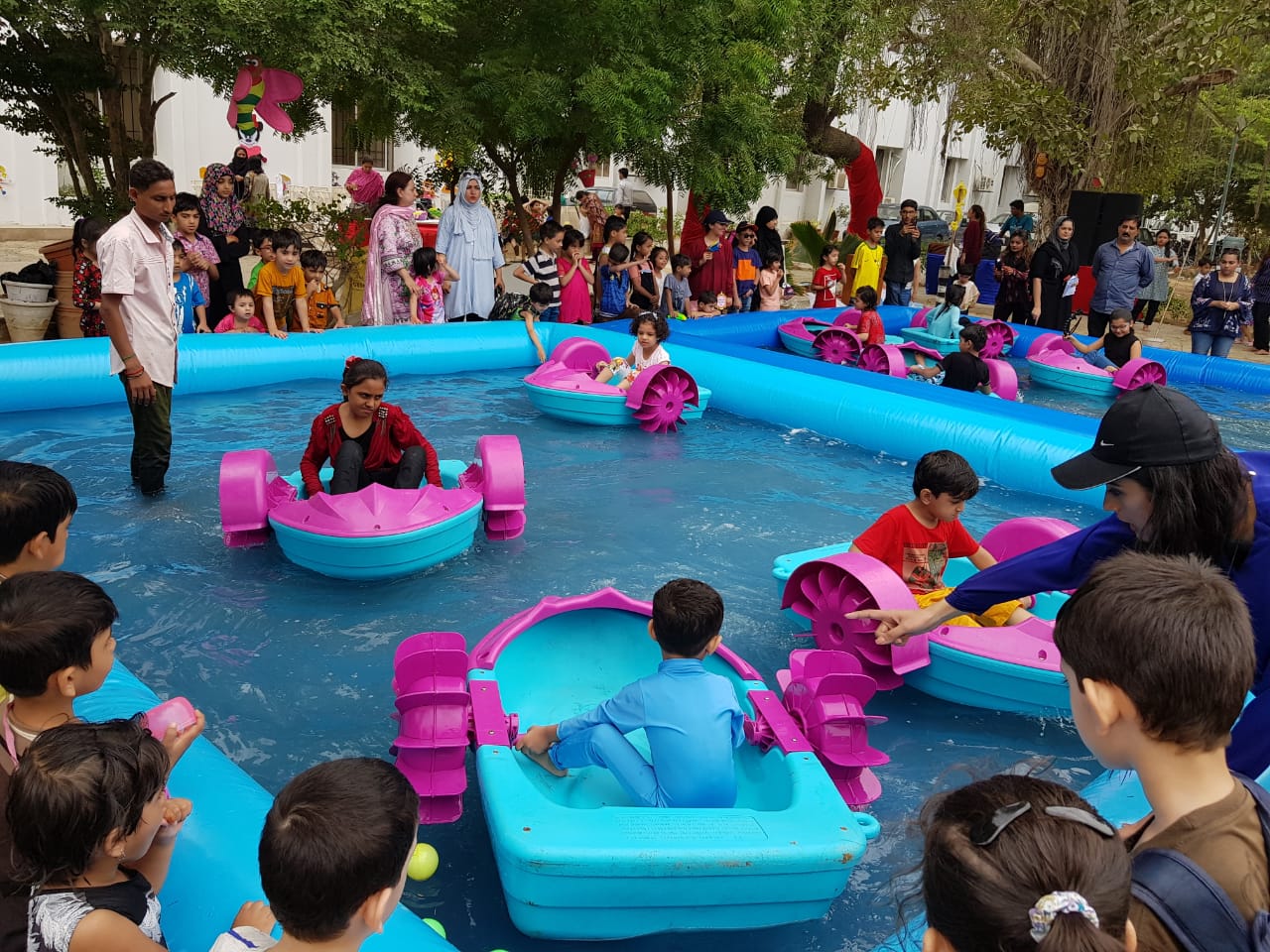 Kids swimming pool & Paddle Boats for Party in Karachi