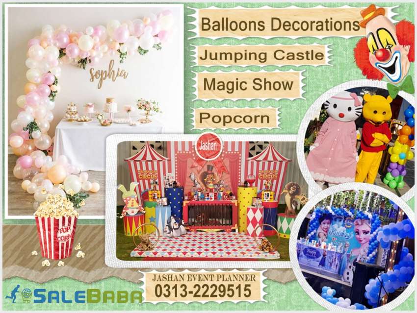 Karachi Event Planner 4 You Balloons Decoration  Thematic Birthday Planner