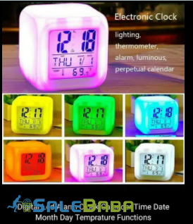 Digital Alarm Clock Lamp for Sale in Karachi