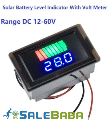 Car Solar Battery Charge Level Indicator DC 12V60V for Sale in karachi