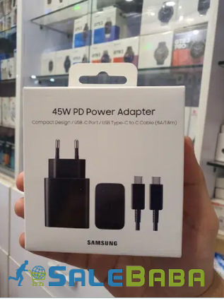 Samsung 45W Charger With C to C Cable for Sale in Lahore