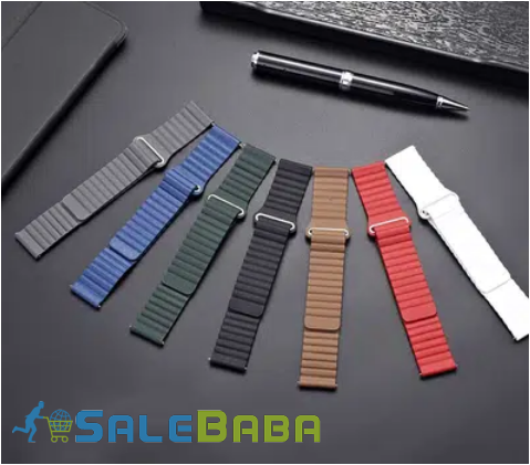 Magnetic Leather and stainless steel apple watch Straps for Sale in Lahore