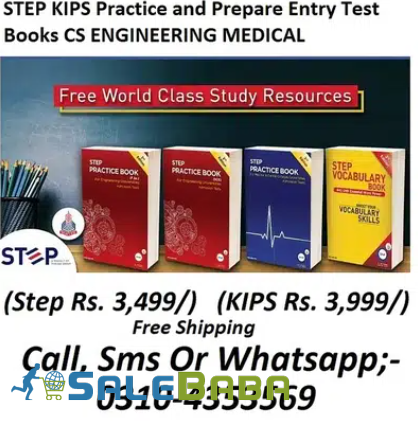 STEP KIPS Practice and Prepare Entry Test Books for Sale in Lahore