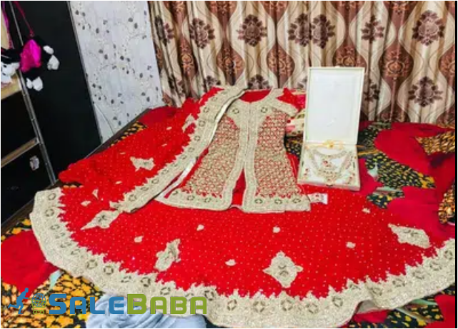 Bridal lehenga with jewelry for Sale in Mirpur