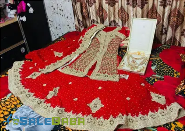 Bridal lehenga with jewelry for Sale in Mirpur