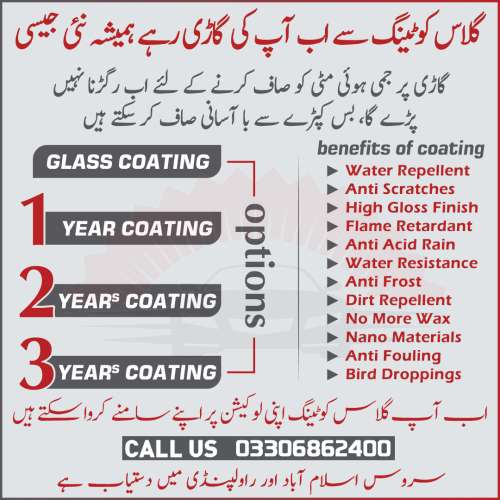 With glass coating, your car will always be like new  glass coating services