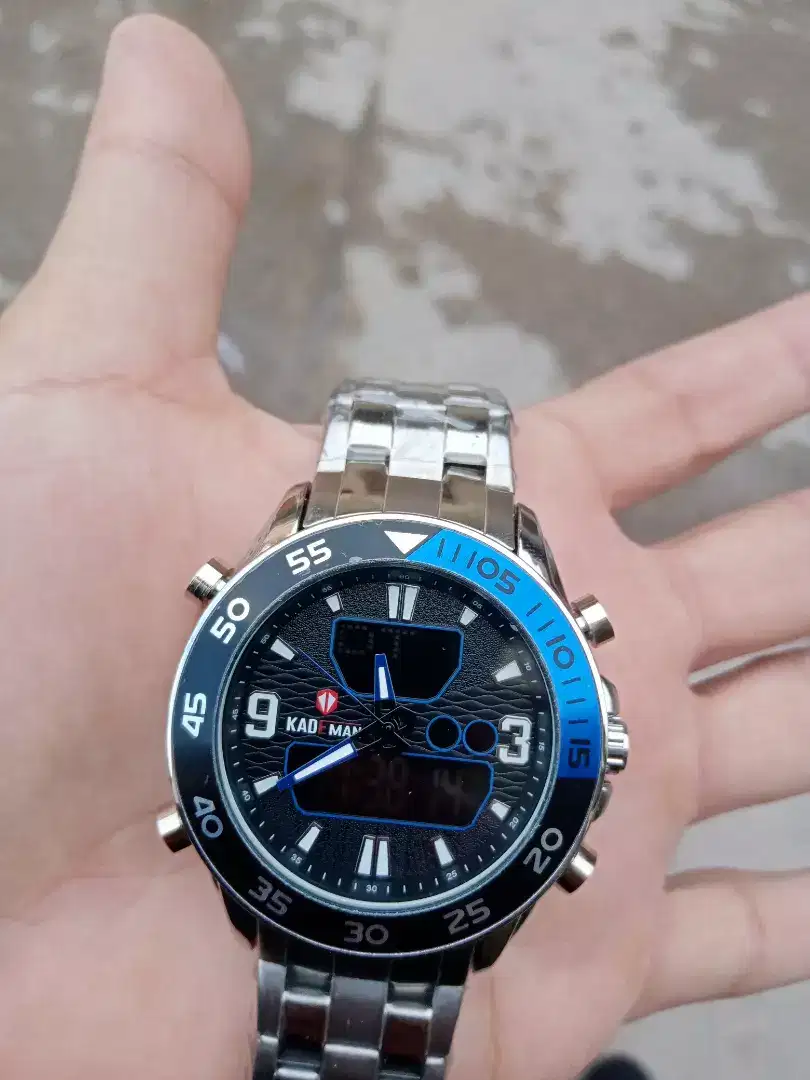 KADE MAN ANALOG & DIGITAL WATCH WATER RESISTANCE