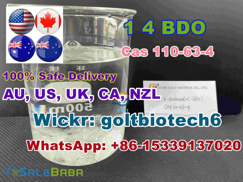 Factory Cheapest Price 1,4Butanediol 14 BD BDO Wickr goltbiotech6