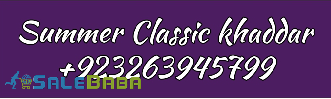 Summer classic khaddar