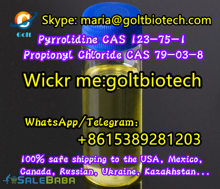 Bulk supply Pyrrolidine Cas 123751 Propionyl chloride Cas 79038 liquid 100