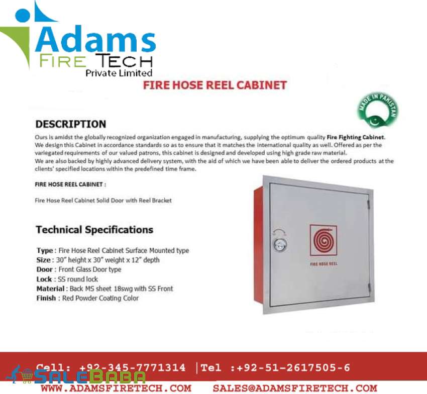 Fire Hose Reel  Fire Hydrant System Adams fire Safety Islamabad Rawalpindi