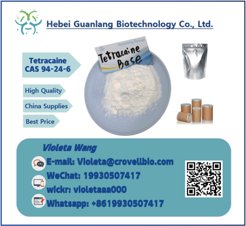 Hot Selling Tetracaine Base  Tetracaine CAS 94246 with Factory Price