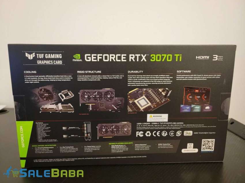 EVGA GeForce RTX 3070 FTW3 ULTRA 8GB GDDR6 Graphics Card LHR