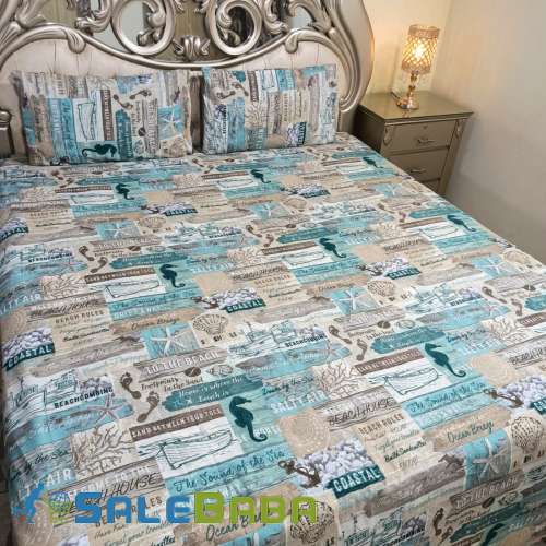 Export Quality Pure Cotton King Size Bed Sheets
