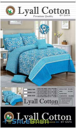 Export Quality Branded King Size Pure Cotton Bed Sheets