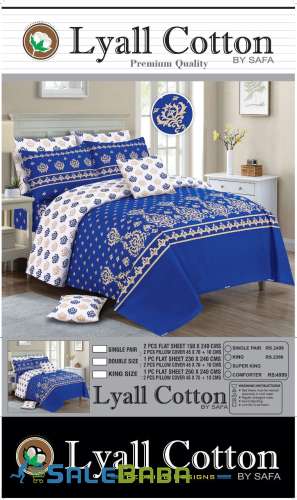 Export Quality Branded King Size Pure Cotton Bed Sheets