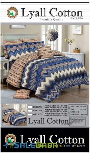Export Quality Branded King Size Pure Cotton Bed Sheets