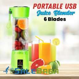 USB Chargeable Juicer Blender 380ml  Personal Size Juicer Cup USB Rechargeable
