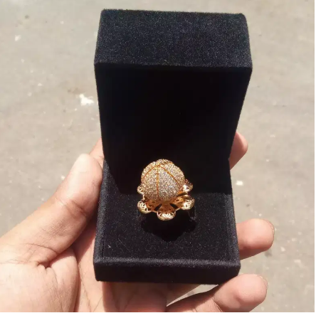 Flower Ring - Gold Plated - Free Delivery