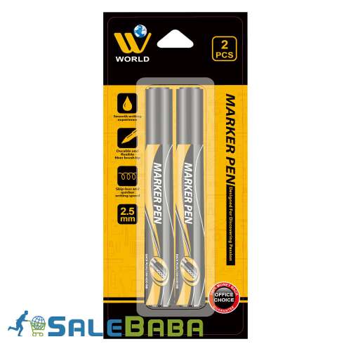 Marker Pen 25 mm  2 Pcs  W World