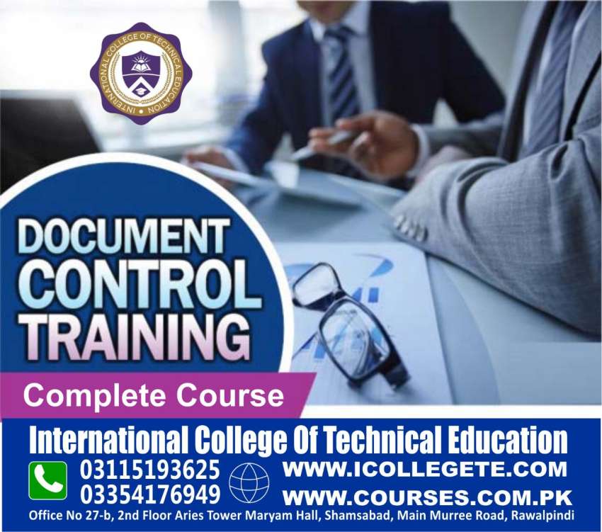 DOCUMENT CONTROLLER  COURSE IN LAHORE