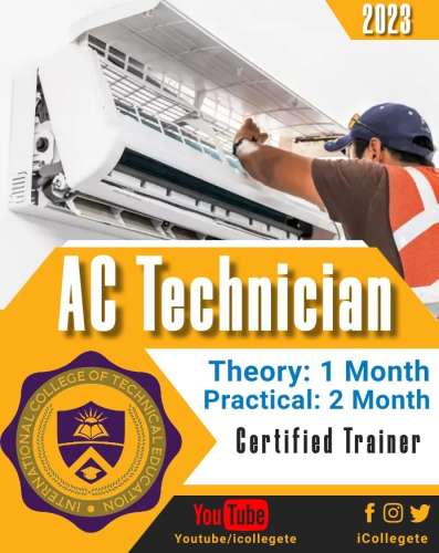 AC Technician and refrigeration course in Rawalpindi Sadiqabad