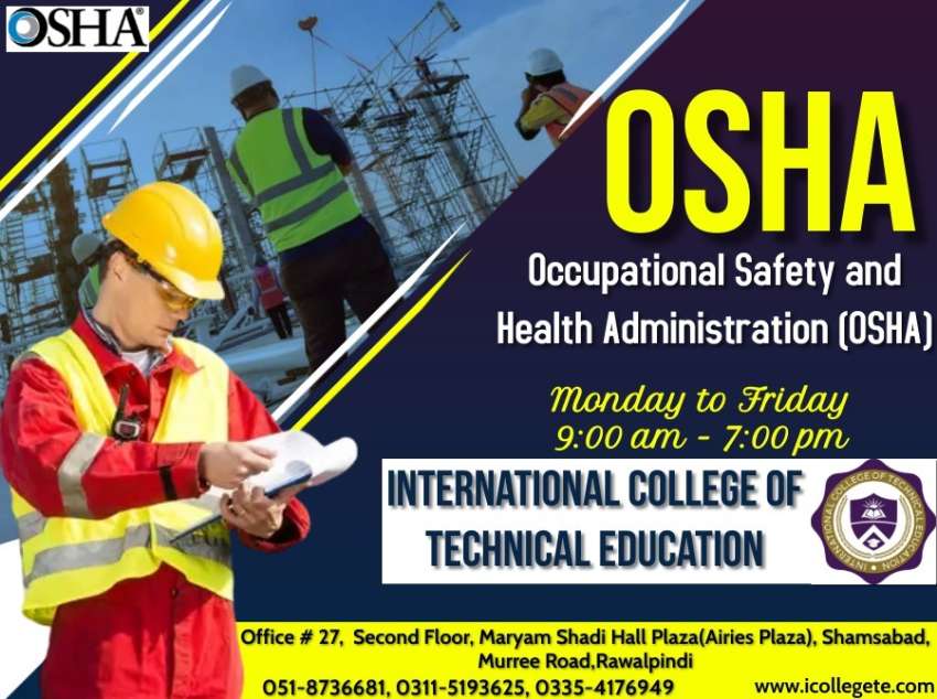 International OSHA Health and safety course in Rawalakot