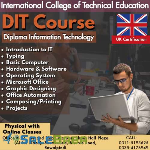 DIT Diploma in Information Technology UK Course in Bahawalpur Bhakkar