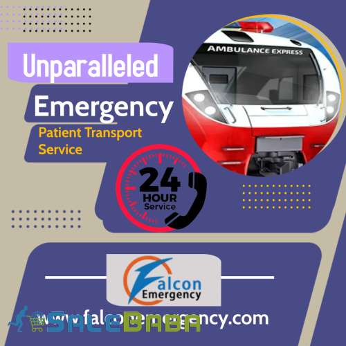 Falcon Train Ambulance Service in Patna with a HighTech Ventilator Setup