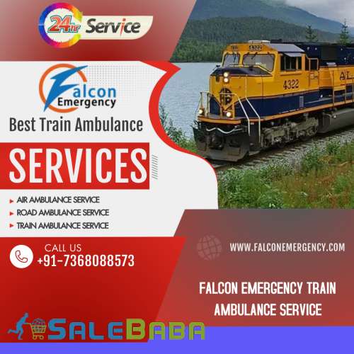 Falcon Train Ambulance Service in Ranchi with Quick Patient Shifting