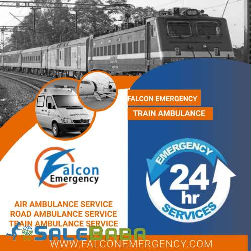 Get Ultimategrade ICU Setup by Falcon Train Ambulance Service in Guwahati