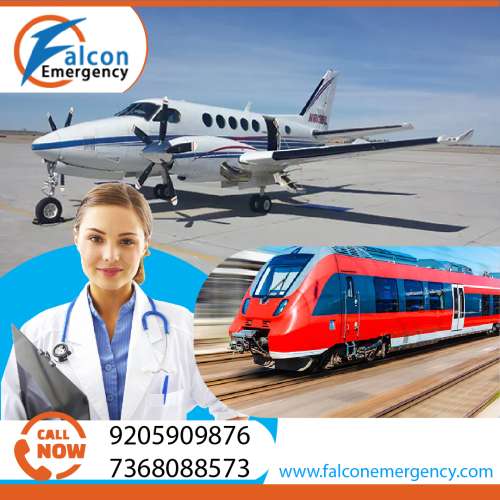 Falcon Train Ambulance from Ranchi The Fastest Healthcare Response Provider